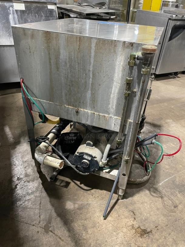 American Dish Service ET Series Commercial Stainless Steel Undercounter Dishwashing Machine! With Full Size Cup Rack! Model: ET-A-M SN: 26014! 120V! On Legs! - Image 3 of 12