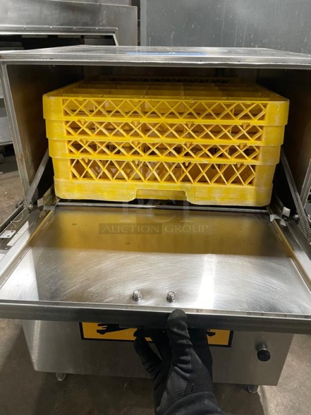 American Dish Service ET Series Commercial Stainless Steel Undercounter Dishwashing Machine! With Full Size Cup Rack! Model: ET-A-M SN: 26014! 120V! On Legs! - Image 5 of 12