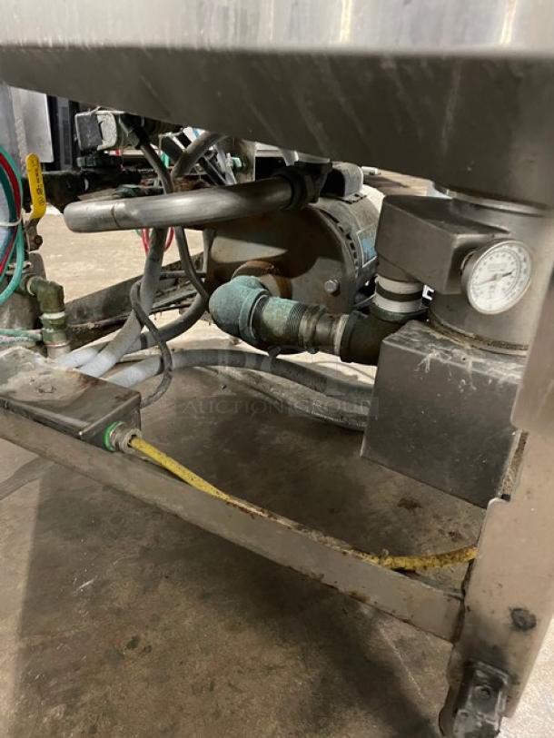 American Dish Service ET Series Commercial Stainless Steel Undercounter Dishwashing Machine! With Full Size Cup Rack! Model: ET-A-M SN: 26014! 120V! On Legs! - Image 9 of 12