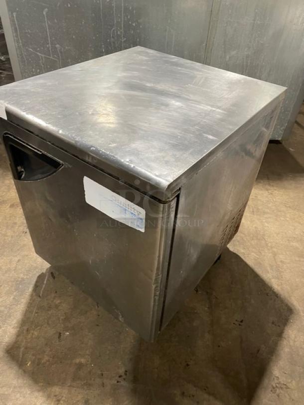 Turbo-Air Super Deluxe Series Commercial Stainless Steel Solid Single Door Undercounter Refrigerator! With Poly Coated Wire Rack! Model: TUR-28SD! 115V 1 Phase! On Casters! - Image 8 of 9