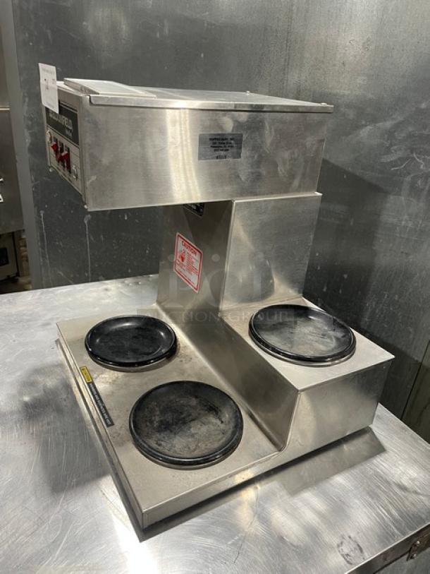 Bloomfield Commercial Stainless Steel Countertop Pour-Over Low-Profile Coffee Brewer! With 3 Warmers & Individual Controls! Model: 8571 SN: 06A01098571! 120V 1 Phase! - Image 2 of 9