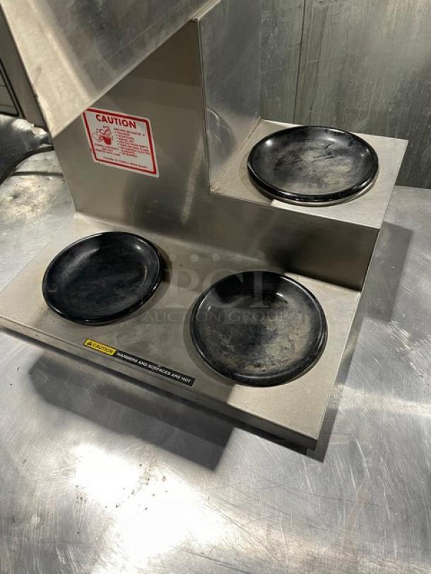 Bloomfield Commercial Stainless Steel Countertop Pour-Over Low-Profile Coffee Brewer! With 3 Warmers & Individual Controls! Model: 8571 SN: 06A01098571! 120V 1 Phase! - Image 5 of 9