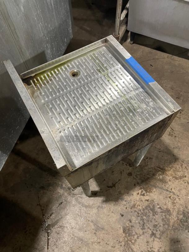Krowne Commercial Stainless-Steel Free-Standing Underbar Drainboard! With Back Splash! On Legs! - Image 8 of 8