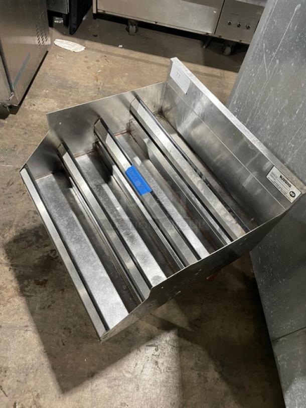 Krowne Commercial Stainless Steel 4 Tier Free-Standing Underbar Liquor Display Rack! With Back & Side Splash! On Legs! - Image 8 of 8