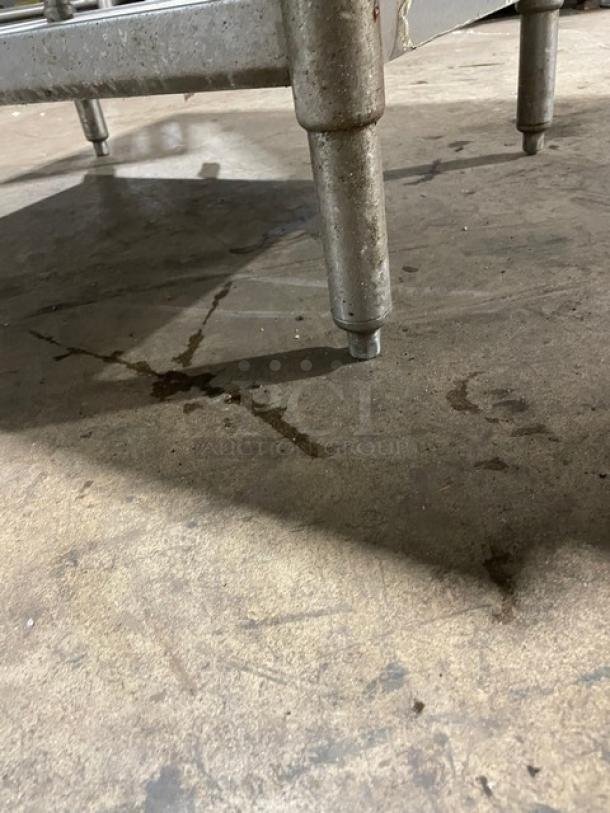 Eagle Group Commercial Stainless Steel Natural Gas Powered Free Standing Two Pan Sealed Well Water Bath Steam Table! With Removable Cutting Board! With Undershelf! Model: ASWT2-NG SN: 1910170002! On Legs! - Image 9 of 12