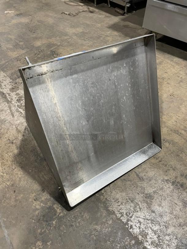 Eagle Group Commercial Stainless Steel Solid Wall Mount Slanted Rack Shelf! With Right Side Drip Tube! Model: 606641 SN: 0704250351! - Image 3 of 9