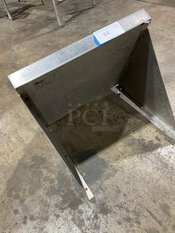 Eagle Group Commercial Stainless Steel Solid Wall Mount Slanted Rack Shelf! With Right Side Drip Tube! Model: 606641 SN: 0704250351! - Image 5 of 9