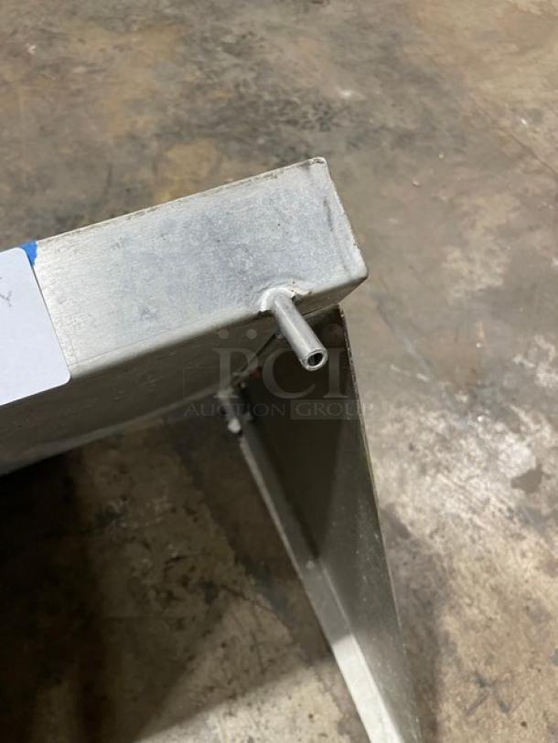 Eagle Group Commercial Stainless Steel Solid Wall Mount Slanted Rack Shelf! With Right Side Drip Tube! Model: 606641 SN: 0704250351! - Image 6 of 9