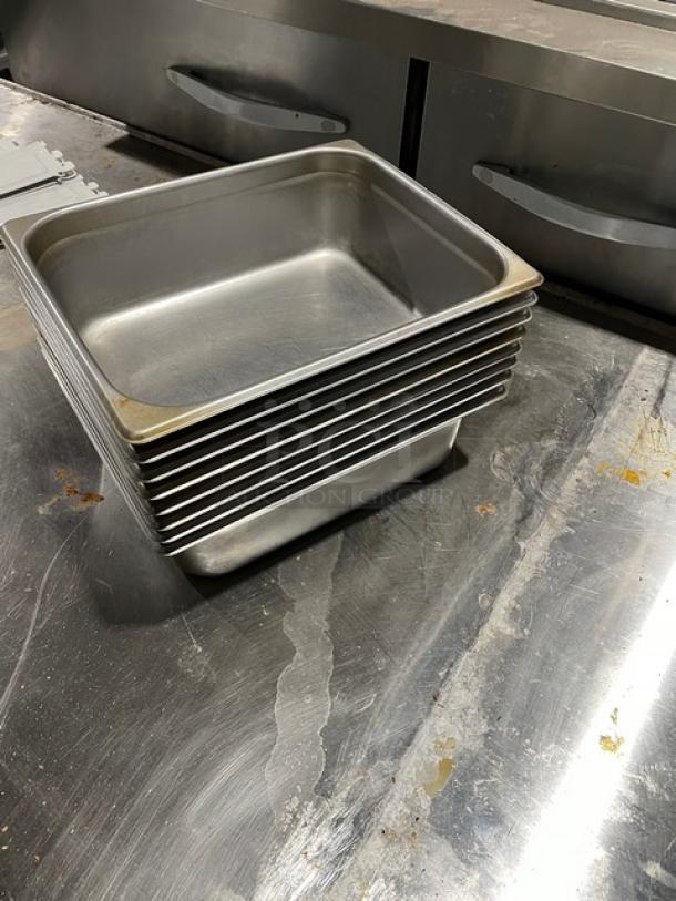 Winco Commercial Stainless Steel Steamtable/Hotel Pans! 8X Your Bid! - Image 4 of 8