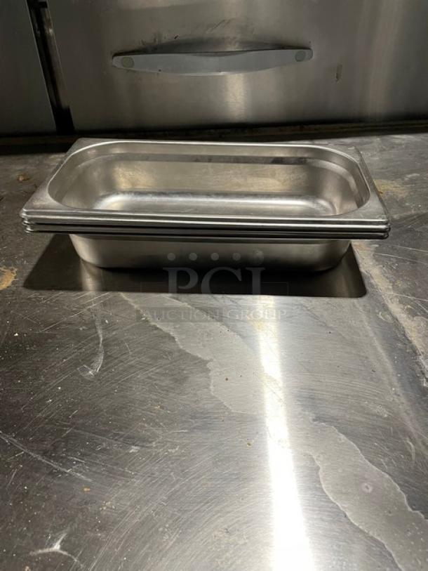 Commercial Stainless Steel Steamtable/Hotel Pans! 3X Your Bid! - Image 1 of 9