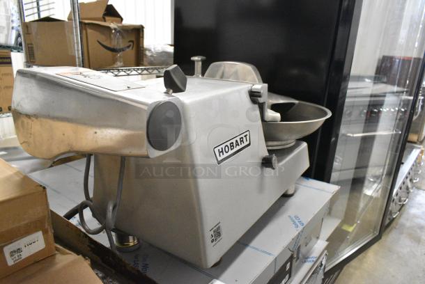 BRAND NEW SCRATCH AND DENT! Hobart 84145 Metal Commercial Countertop #12 Buffalo Chopper w/ S Blade and Power Hub. 115 Volts, 1 Phase. Tested and Working! - Image 4 of 7