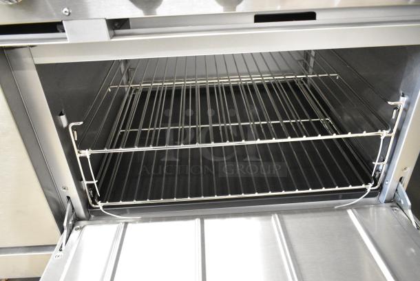 BRAND NEW SCRATCH AND DENT! Cooking Performance Group S60-N 351S60N Stainless Steel Commercial Natural Gas 10 Burner 60" Range with 2 Standard Ovens. 360,000 BTU - Image 7 of 9