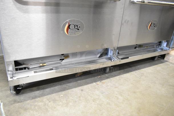 BRAND NEW SCRATCH AND DENT! Cooking Performance Group S60-N 351S60N Stainless Steel Commercial Natural Gas 10 Burner 60" Range with 2 Standard Ovens. 360,000 BTU - Image 8 of 9