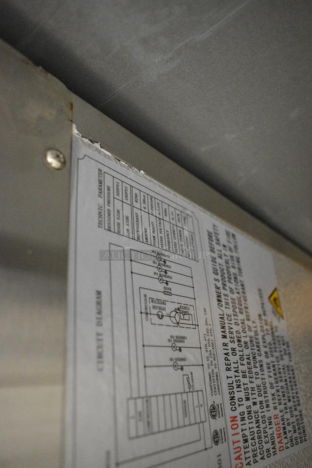 BRAND NEW SCRATCH AND DENT! 2024 Avantco 178CBE72HC Stainless Steel Commercial 4 Drawer Refrigerated Chef Base on Commercial Casters. 115 Volts, 1 Phase. Tested and Working! - Image 9 of 9