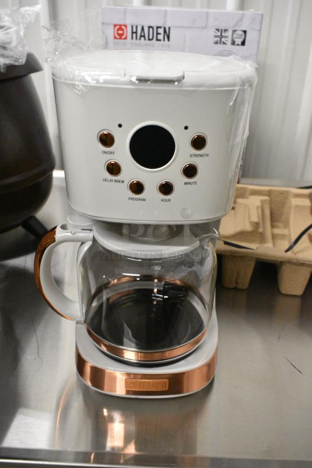 2 BRAND NEW SCRATCH AND DENT! Haden HC03001-US 12-Cup Programmable Coffee Machine. 120 Volts, 1 Phase. 2 Times Your Bid! - Image 1 of 7
