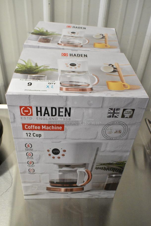2 BRAND NEW SCRATCH AND DENT! Haden HC03001-US 12-Cup Programmable Coffee Machine. 120 Volts, 1 Phase. 2 Times Your Bid! - Image 2 of 7