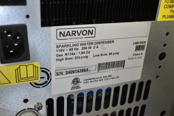 BRAND NEW SCRATCH AND DENT! Narvon 23BCWD8 8 GPH Countertop Water Dispenser with Chilled, Ambient, and Sparkling Water Option. 115 Volts, 1 Phase. - Image 5 of 5