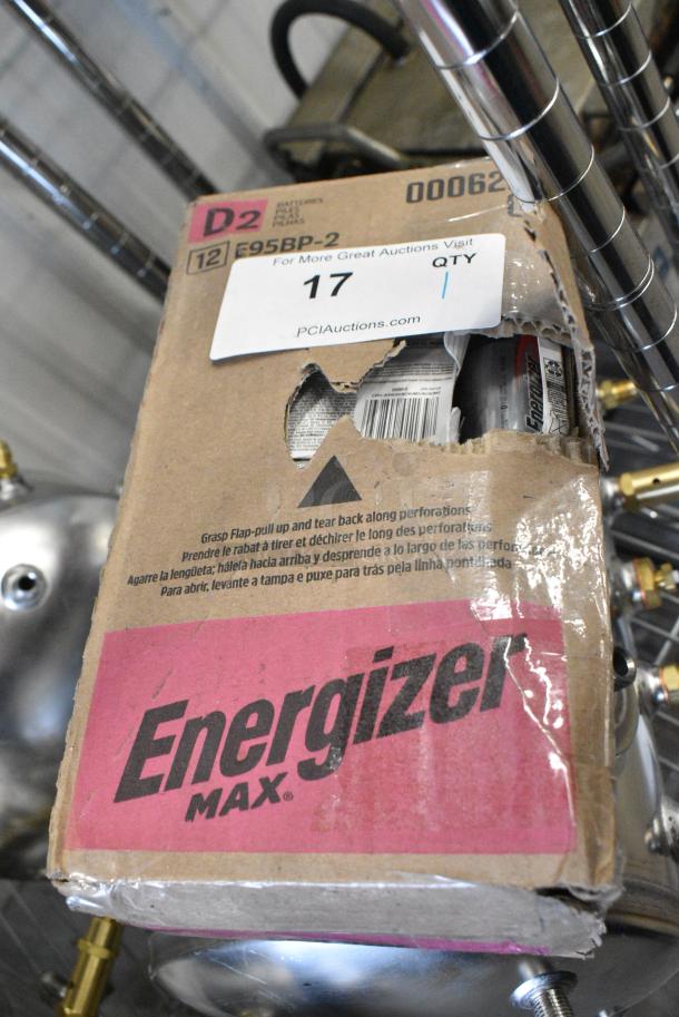 BRAND NEW SCRATCH AND DENT! Box of Energizer E95BP-2 MAX Alkaline Batteries - Image 1 of 2
