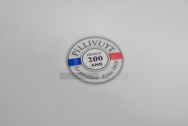 BRAND NEW SCRATCH AND DENT! Box of 4 Pillivuyt HTS6911.10.3850 White Plates - Image 5 of 7