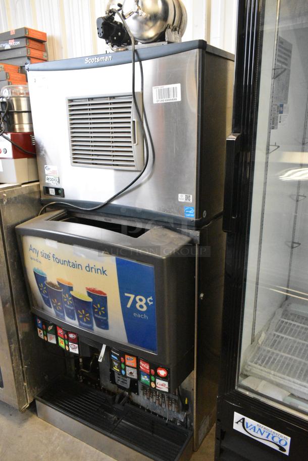 Scotsman C0530MA-1D Stainless Steel Commercial Ice Machine Head on Lancer FS30 Carbonated Beverage Machine and McCann Carbonator. 115 Volts, 1 Phase. - Image 2 of 9