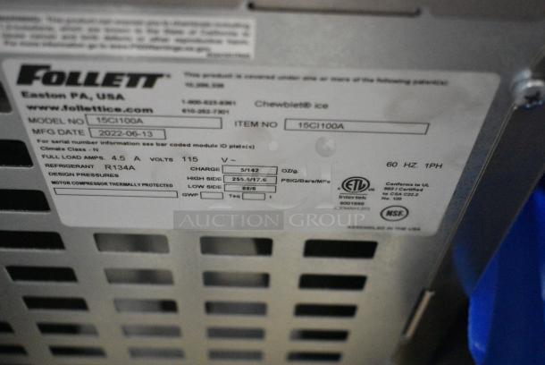 BRAND NEW SCRATCH AND DENT! 2022 Follett 15CI100A Countertop Ice Maker and Water Dispenser. 115 Volts, 1 Phase. - Image 4 of 4