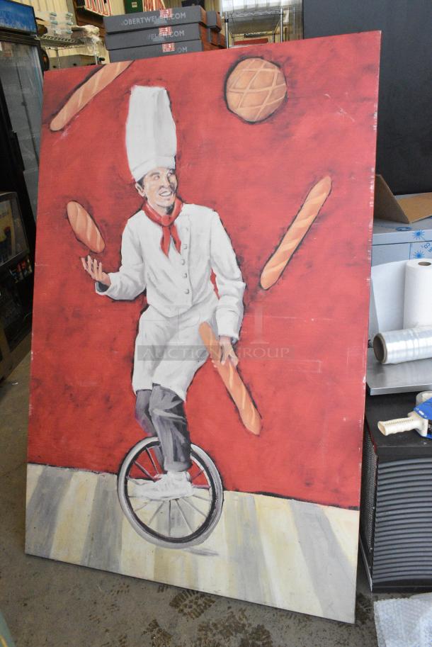 2 Chef w/ Bread Loaves Pictures. 2 Times Your Bid! - Image 3 of 3