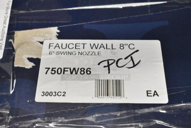 BRAND NEW SCRATCH AND DENT! 750FW86 Waterloo Wall-Mounted Faucet with 8" Centers and 6" Swing Spout - Image 4 of 4