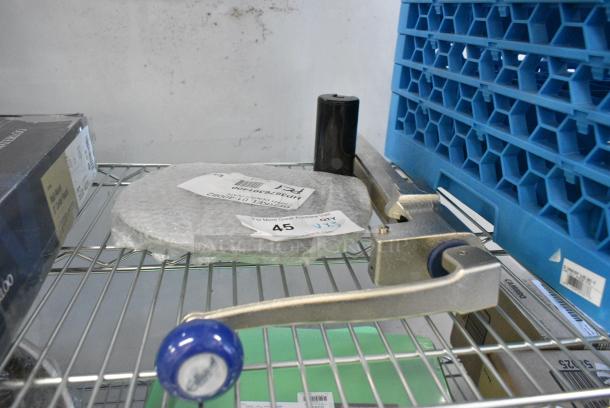 3 BRAND NEW SCRATCH AND DENT! Items Including Berkel HP3676301400 01-400827-00401 Center Plate, Edlund Size 1 Metal Can Opener, Black Piece. 3 Times Your Bid! - Image 1 of 7