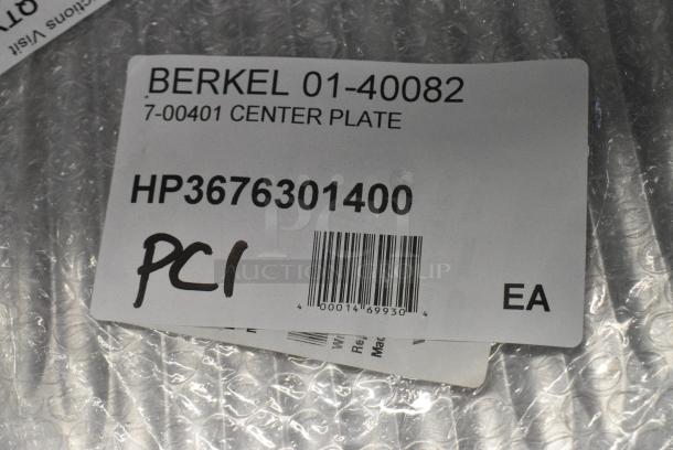 3 BRAND NEW SCRATCH AND DENT! Items Including Berkel HP3676301400 01-400827-00401 Center Plate, Edlund Size 1 Metal Can Opener, Black Piece. 3 Times Your Bid! - Image 4 of 7