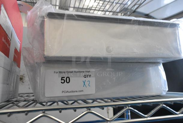2 BRAND NEW SCRATCH AND DENT! 14412012 Ateco 12012 12" x 12" x 3" Aluminum Square Straight-Sided Cake Pan. 2 Times Your Bid! - Image 2 of 4