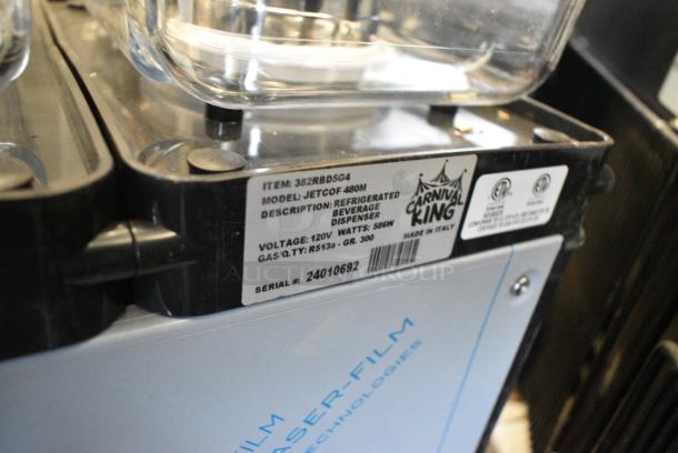 BRAND NEW SCRATCH AND DENT! 2024 Carnival King 382RBD5G4 Stainless Steel Quadruple 5 Gallon Bowl Refrigerated Beverage Dispenser. 120 Volts, 1 Phase. Tested and Working! - Image 7 of 7