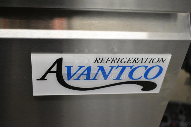 BRAND NEW SCRATCH AND DENT! 2023 Avantco 178SSWT60RHC 60" Two Door Worktop Refrigerator with 3 1/2" Backsplash. 115 Volts, 1 Phase. Tested and Working! - Image 2 of 5
