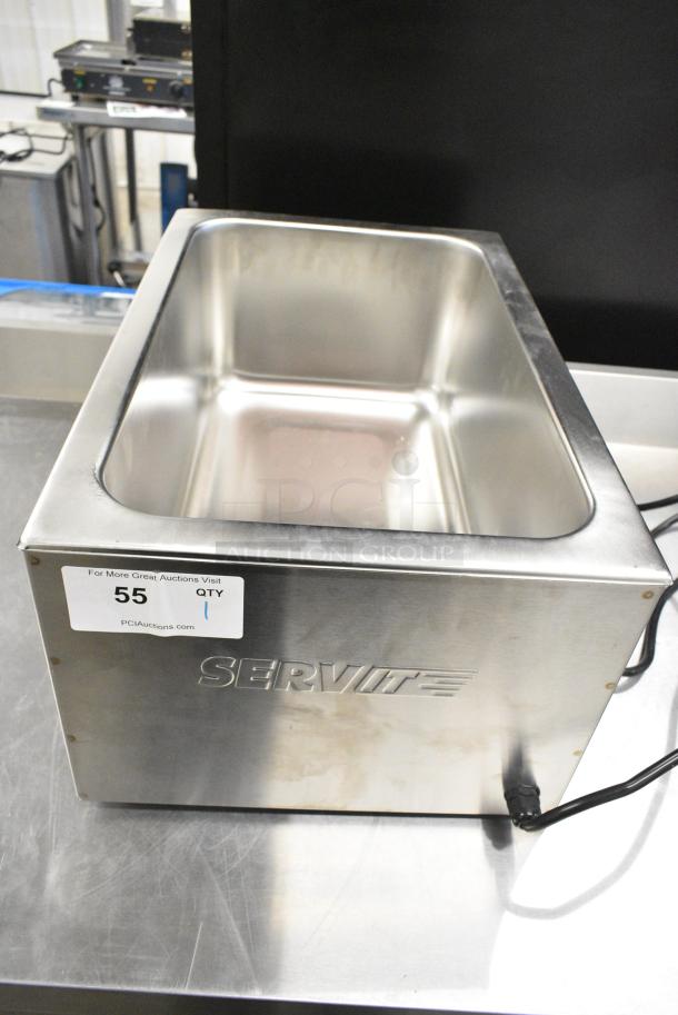 BRAND NEW SCRATCH AND DENT! 2024 ServIt 423FW150 12" x 20" Full Size Electric Countertop Food Warmer with Digital Controls. 120 Volts, 1 Phase. Tested and Working! - Image 1 of 6