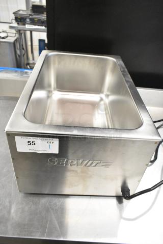 BRAND NEW SCRATCH AND DENT! 2024 ServIt 423FW150 12" x 20" Full Size Electric Countertop Food Warmer with Digital Controls. 120 Volts, 1 Phase. Tested and Working!