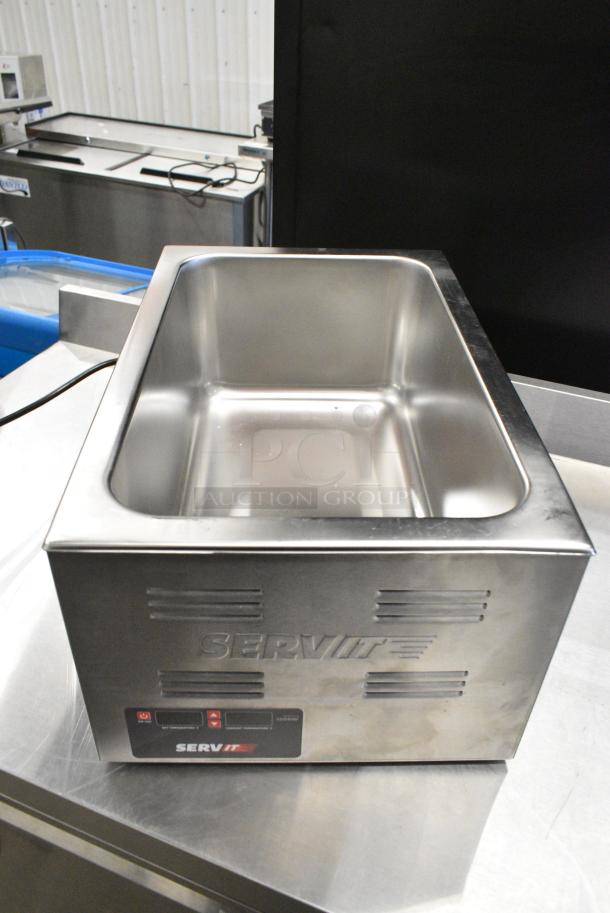 BRAND NEW SCRATCH AND DENT! 2024 ServIt 423FW150 12" x 20" Full Size Electric Countertop Food Warmer with Digital Controls. 120 Volts, 1 Phase. Tested and Working! - Image 4 of 6