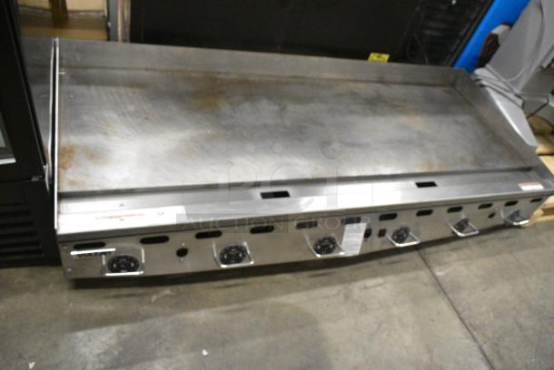 BRAND NEW SCRATCH AND DENT! Vulcan MSA72-101 Stainless Steel Commercial Countertop Natural Gas Griddle with Snap-Action Thermostatic Controls - 162,000 BTU. - Image 5 of 7