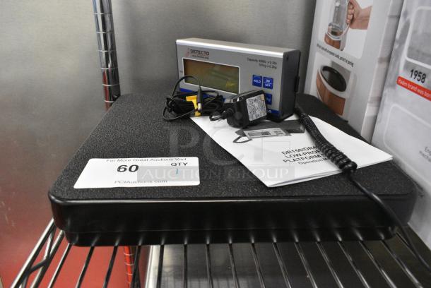 BRAND NEW SCRATCH AND DENT! Cardinal Detecto DR400 400 lb. Portable Receiving Scale with Remote Display - Image 1 of 5