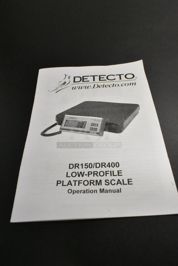 BRAND NEW SCRATCH AND DENT! Cardinal Detecto DR400 400 lb. Portable Receiving Scale with Remote Display - Image 5 of 5