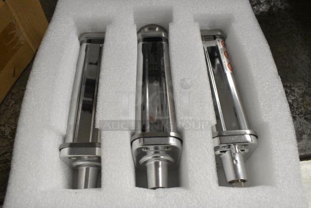 BRAND NEW SCRATCH AND DENT! Avantco 177MIX8XP #5 Pasta Roller / Cutter 3 Piece Attachment Kit for Avantco MIX8 Mixers - Image 1 of 4