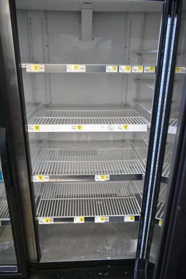 2021 True GDM-72-HC Metal Commercial 3 Door Reach In Cooler Merchandiser w/ Poly Coated Racks. 115 Volts, 1 Phase. Tested and Working! - Image 4 of 6