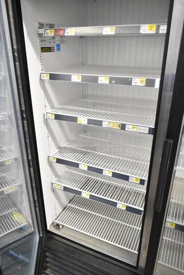 True GDM-49F-HC Metal Commercial 2 Door Reach In Freezer Merchandiser w/ Poly Coated Racks. 115/208-230 Volts, 1 Phase. Tested and Working! - Image 3 of 5