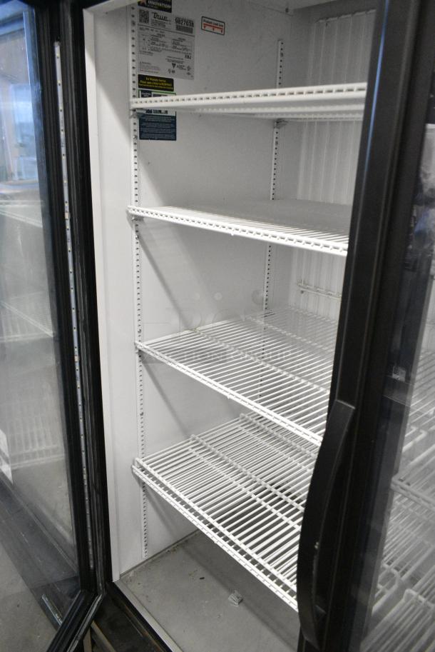 2019 True GDM-49F-HC Metal Commercial 2 Door Reach In Freezer Merchandiser w/ Poly Coated Racks. 115/208-230 Volts, 1 Phase. Tested and Working! - Image 3 of 5