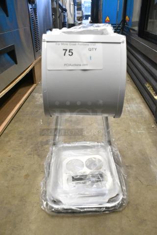 BRAND NEW SCRATCH AND DENT! Dispense-Rite BCDS-BFL Countertop / Surface-Mounted Boxed Ice Cream Cone Dispenser