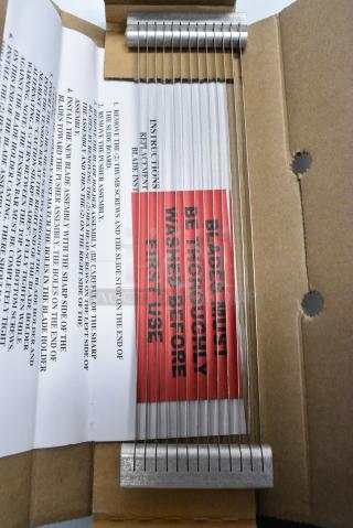8 BRAND NEW SCRATCH AND DENT! Nemco 466-1 3/16" Tomato Slicer Replacement Blade Assembly. 8 Times Your Bid!