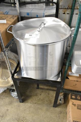 BRAND NEW SCRATCH AND DENT! Backyard Pro Admiral Series 60 Qt. Aluminum Outdoor Seafood Boiler / Steamer Kit - 110,000 BTU.