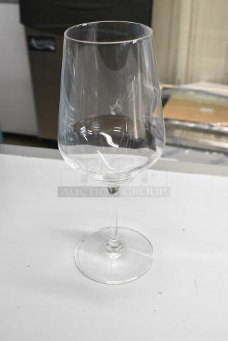 3 BRAND NEW SCRATCH AND DENT! Box of 6 Stolzle Lausitz Revolution Bordeaux Glasses. 3 Times Your Bid!