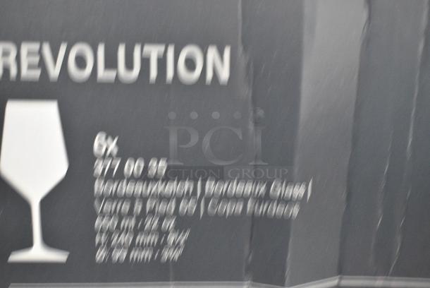 3 BRAND NEW SCRATCH AND DENT! Box of 6 Stolzle Lausitz Revolution Bordeaux Glasses. 3 Times Your Bid! - Image 7 of 7