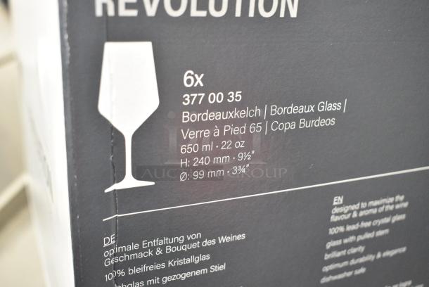 2 BRAND NEW SCRATCH AND DENT! Stolzle Lausitz Revolution Bordeaux Glasses. 2 Times Your Bid! - Image 6 of 6