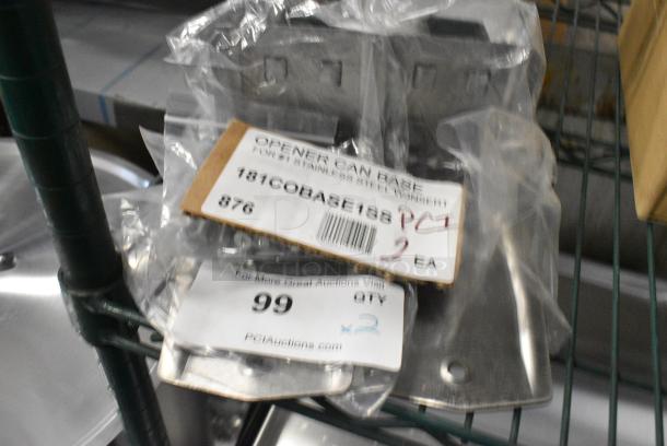 2 BRAND NEW SCRATCH AND DENT! Garde 181COBASE1SS Stainless Steel Heavy Duty Manual Can Opener Base. 2 Times Your Bid! - Image 2 of 9