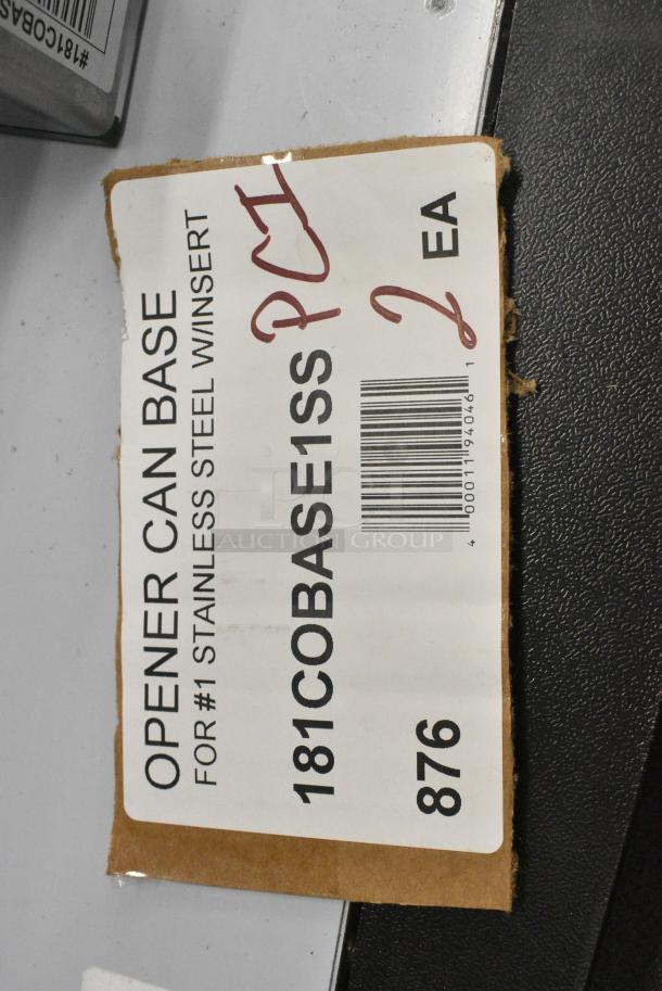 2 BRAND NEW SCRATCH AND DENT! Garde 181COBASE1SS Stainless Steel Heavy Duty Manual Can Opener Base. 2 Times Your Bid! - Image 9 of 9